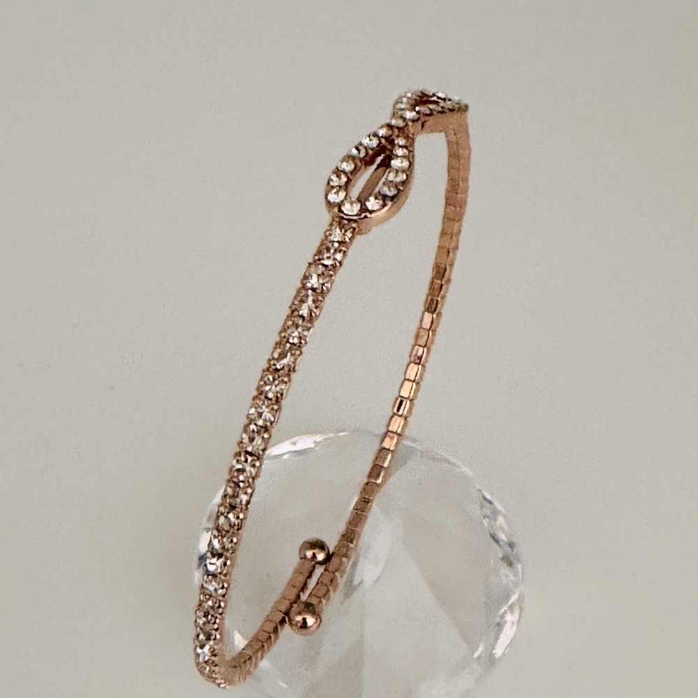 Rose Gold Infinity Bracelet
